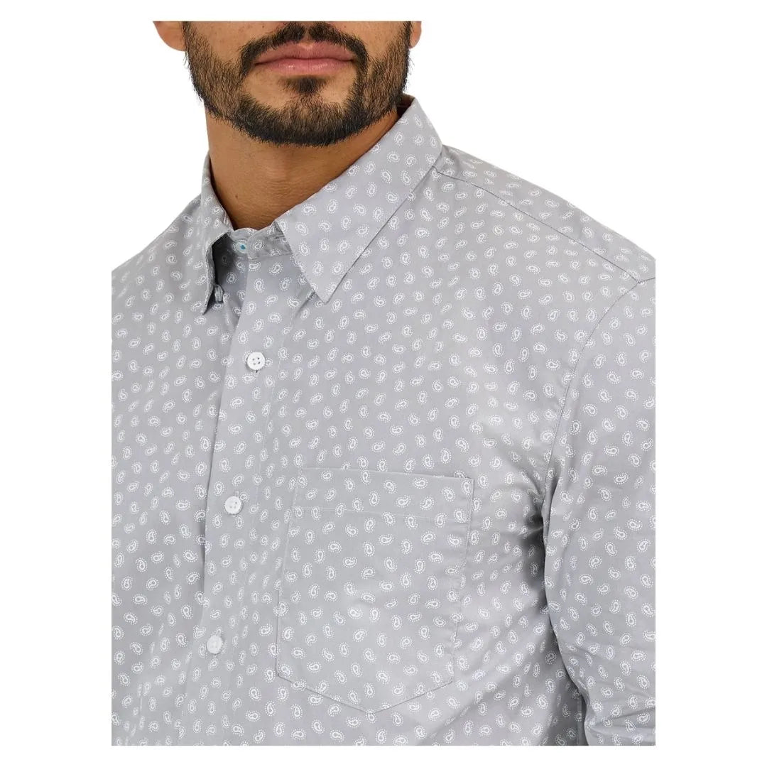 Wrangler Men's Cody Johnson Long Sleeve Button Down