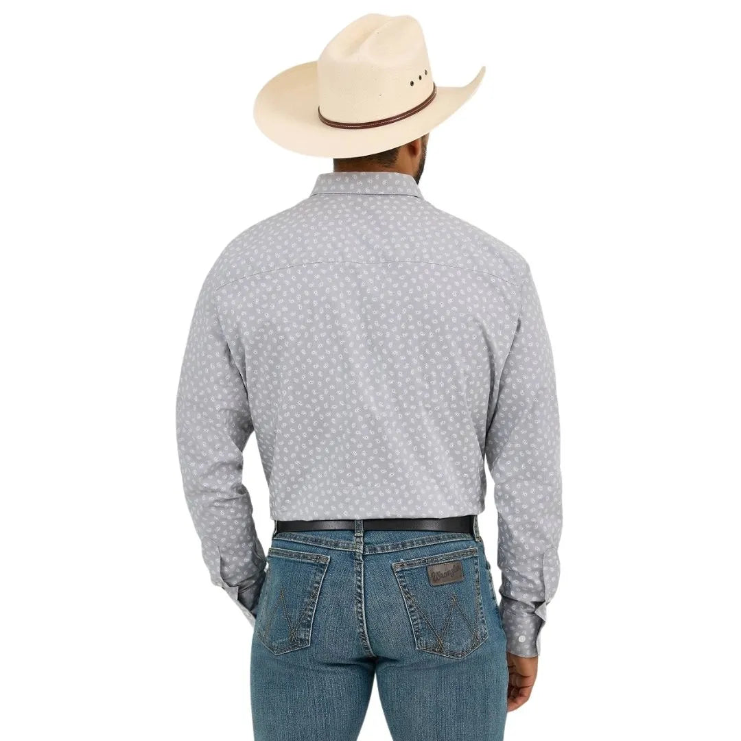 Wrangler Men's Cody Johnson Long Sleeve Button Down