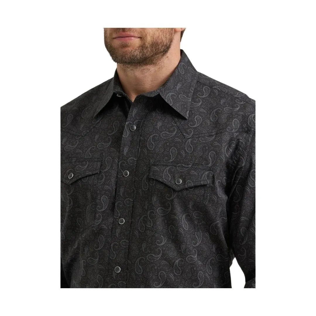 Wrangler Men's Competition Advanced Comfort Long Sleeve Shirt