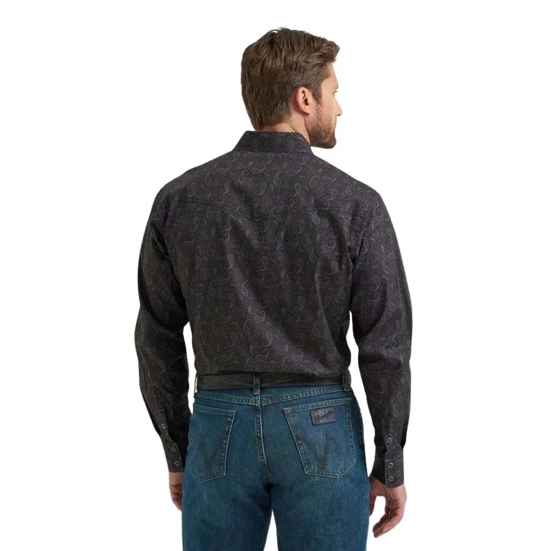 Wrangler Men's Competition Advanced Comfort Long Sleeve Shirt