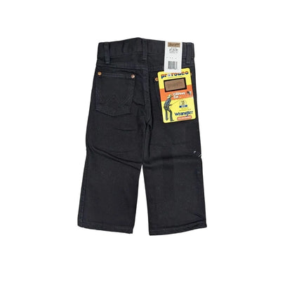 Wrangler Toddler Boy’s Cowboy Cut Prewashed Black Jean weis-western-wear