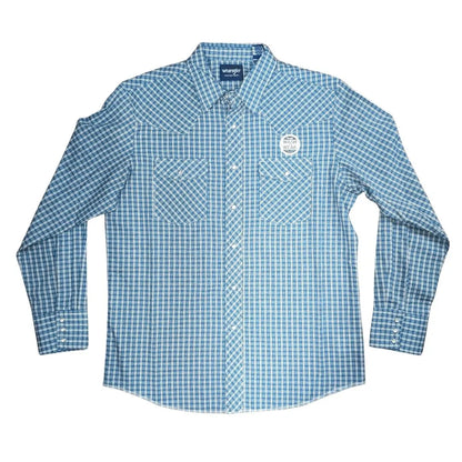 Wrangler Men's Sport Western Snap Shirt - Long Sleeves Regular Sizes - Assorted weis-western-wear