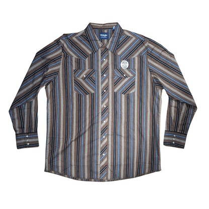 Wrangler Men's Sport Western Snap Shirt - Long Sleeves Regular Sizes - Assorted weis-western-wear