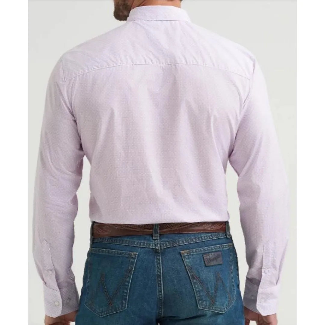 Wrangler X Cody Johnson Long Sleeve Shirt - Classic Fit - Lilac