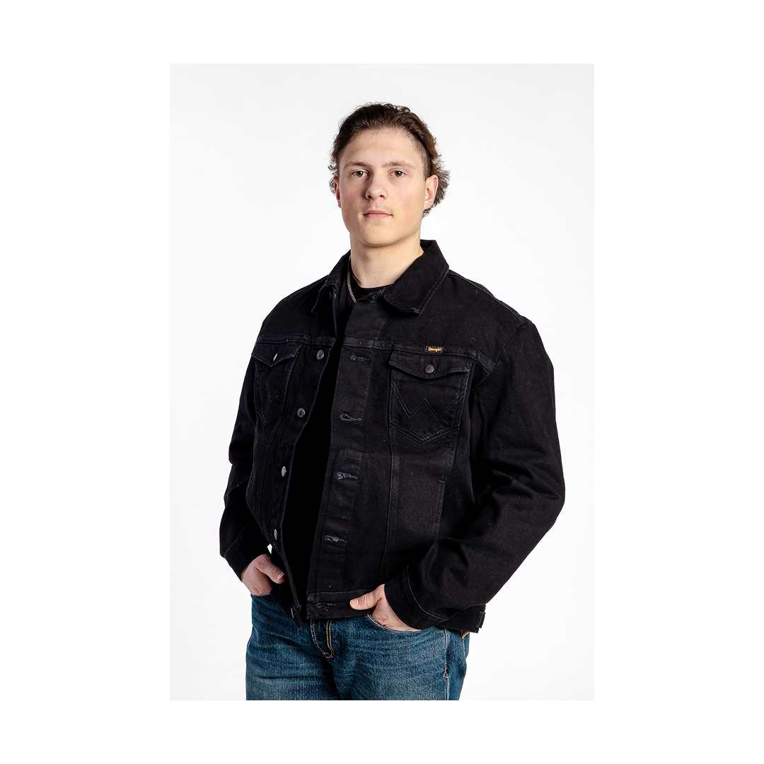 Wrangler Men's Jean Jacket Black – Wei's Western Wear