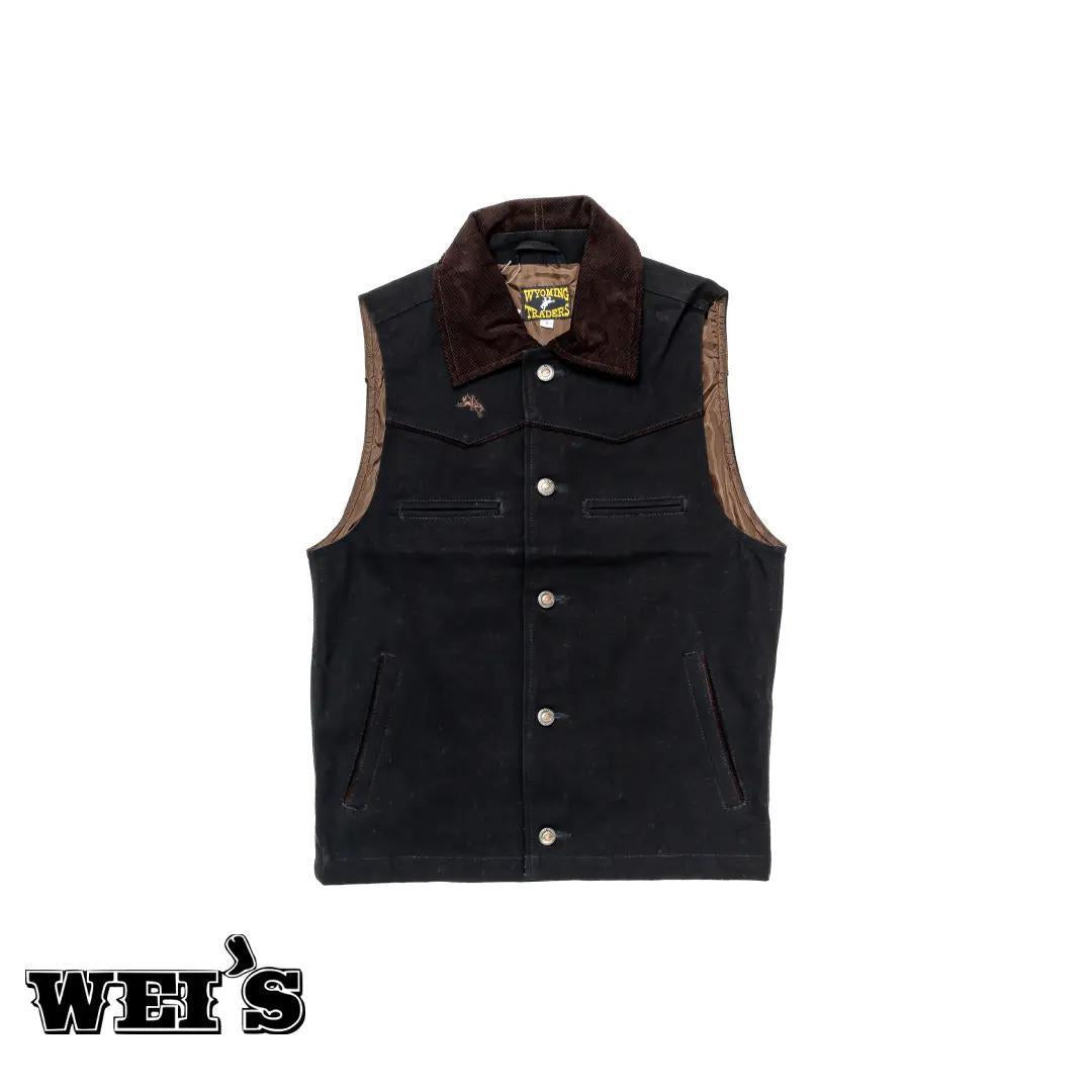 Wyoming Traders Men's Vest Canvas Lightweight Sheridan Tan