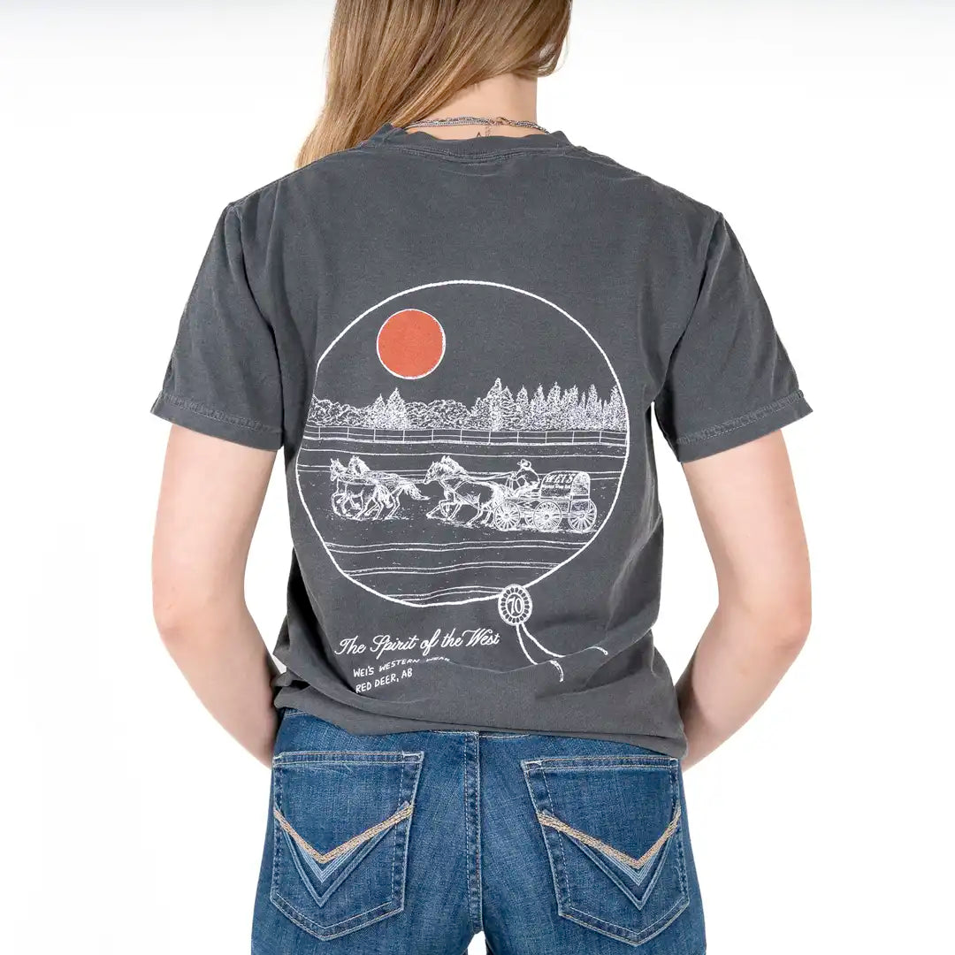 Wei's Chuckwagon 70th Anniversary T-shirt Black Pepper
