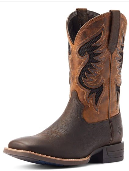 Ariat Men's Cowboy Boots 11" Cowpuncher VentTek Wide Square Toe