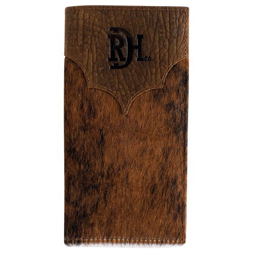 Red Dirt Hat Co Men's Rodeo Wallet Yoke With Hair On Leather weis-western-wear