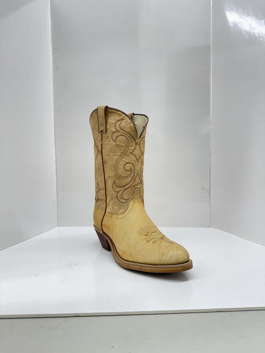 Garage Sale Laredo Men's 12" Leather Cowboy Boots Honey