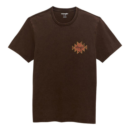 Wrangler Men's Graphic Short Sleeve T-Shirt Regular Fit Rawhide