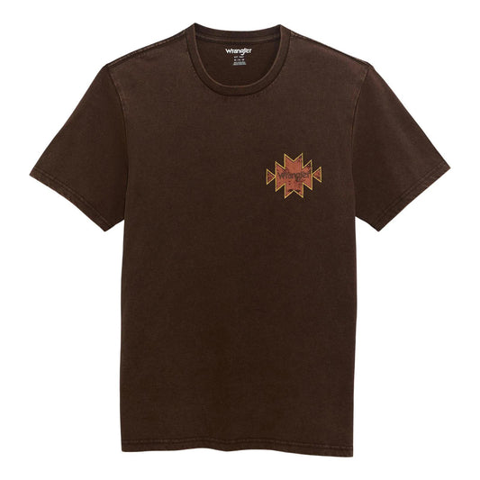 Wrangler Men's Graphic Short Sleeve T-Shirt Regular Fit Rawhide
