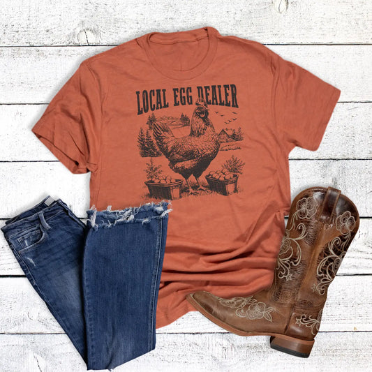 The Way Down South Western Local Egg Dealer Graphic Tee weis-western-wear