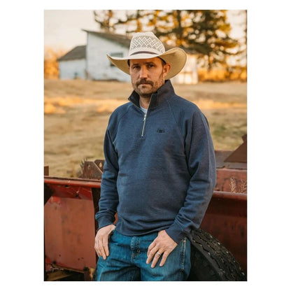 Baredown Brand Men's Pullover  Small Logo 1/4 Zip