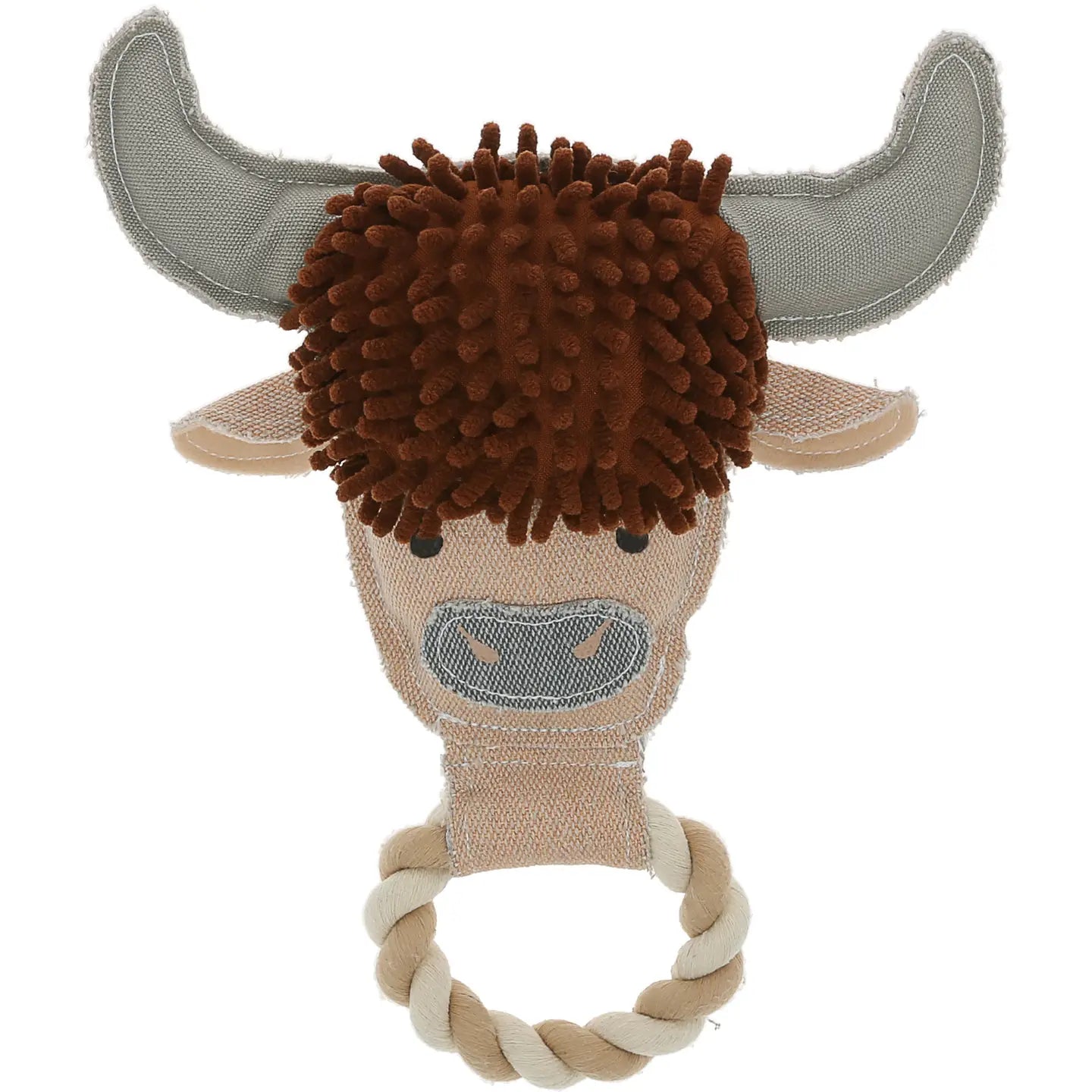 Pavilion Herd - 10.25" Canvas Dog Toy On Rope weis-western-wear
