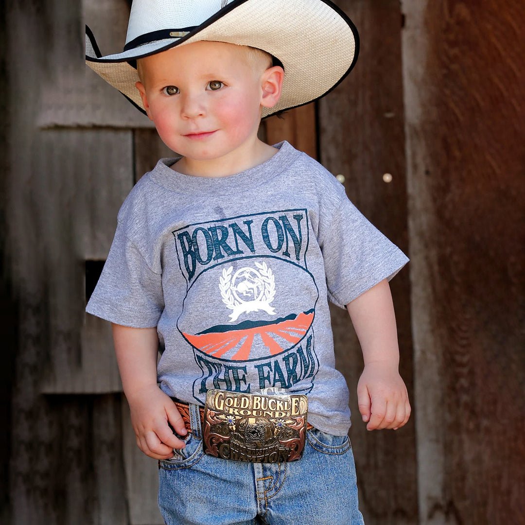 Cinch Toddler T-Shirt Born On The Farm MTT672045 - Cinch