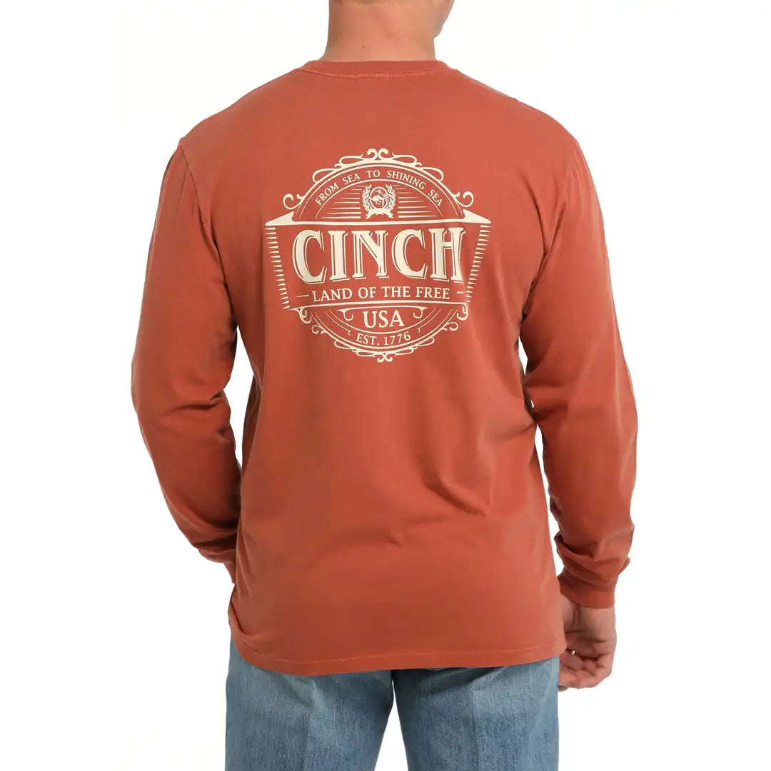 Cinch Men's Land Of The Free Long Sleeve Shirt