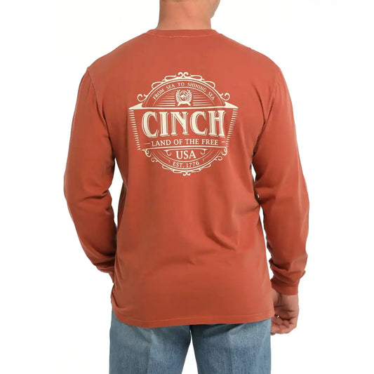 Cinch Men's Land Of The Free Long Sleeve Shirt