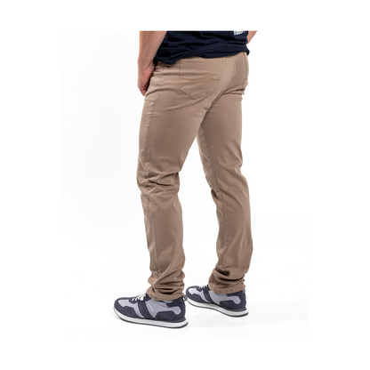 34 Heritage Men's COURAGE Straight Leg Pants in Roasted Cashew Twill