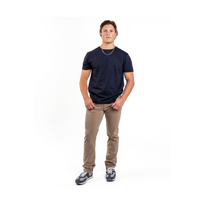 34 Heritage Men's COURAGE Straight Leg Pants in Roasted Cashew Twill