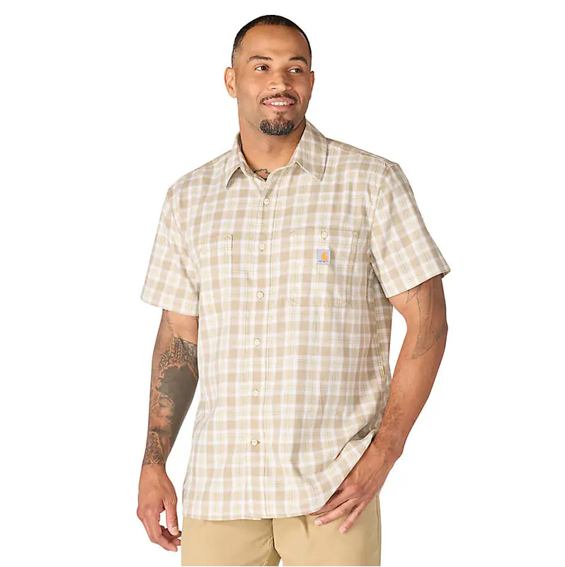 Carhartt Men's Bozeman Relaxed SS Plaid Shirt