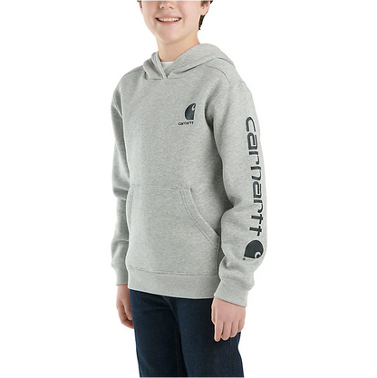 Carhartt Boy’s Hoodie Long Sleeve Graphic Carhartt Brown
