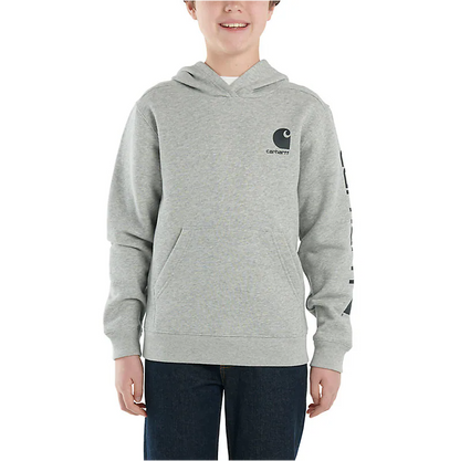 Carhartt Boy’s Hoodie Long Sleeve Graphic Carhartt Brown