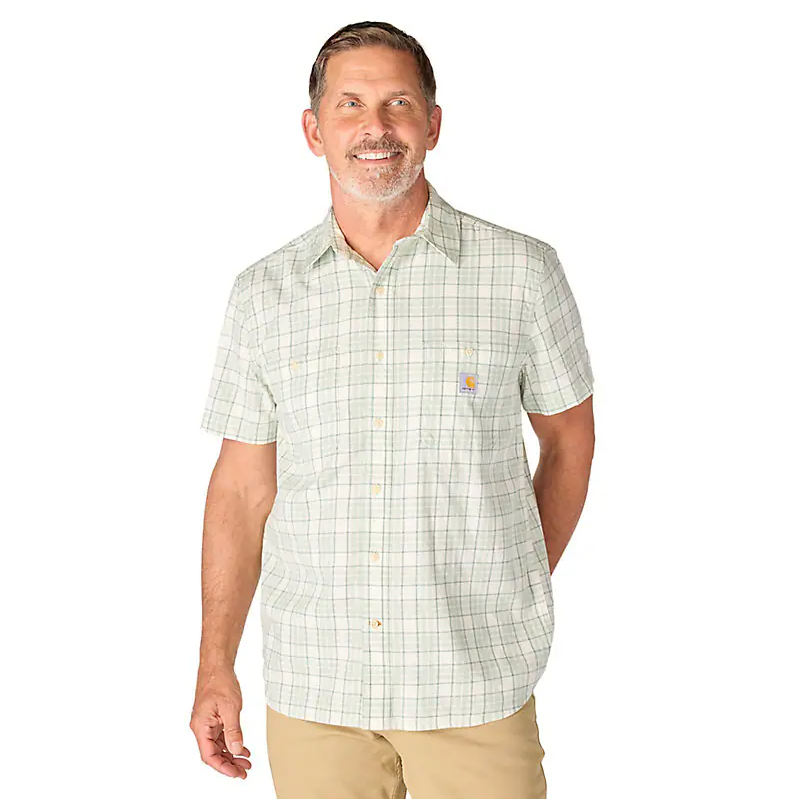 Carhartt Men's Bozeman Relaxed SS Plaid Shirt