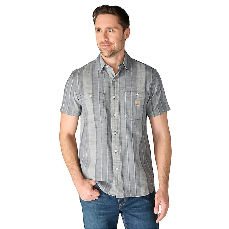 Carhartt Men's Bozeman Relaxed SS Plaid Shirt