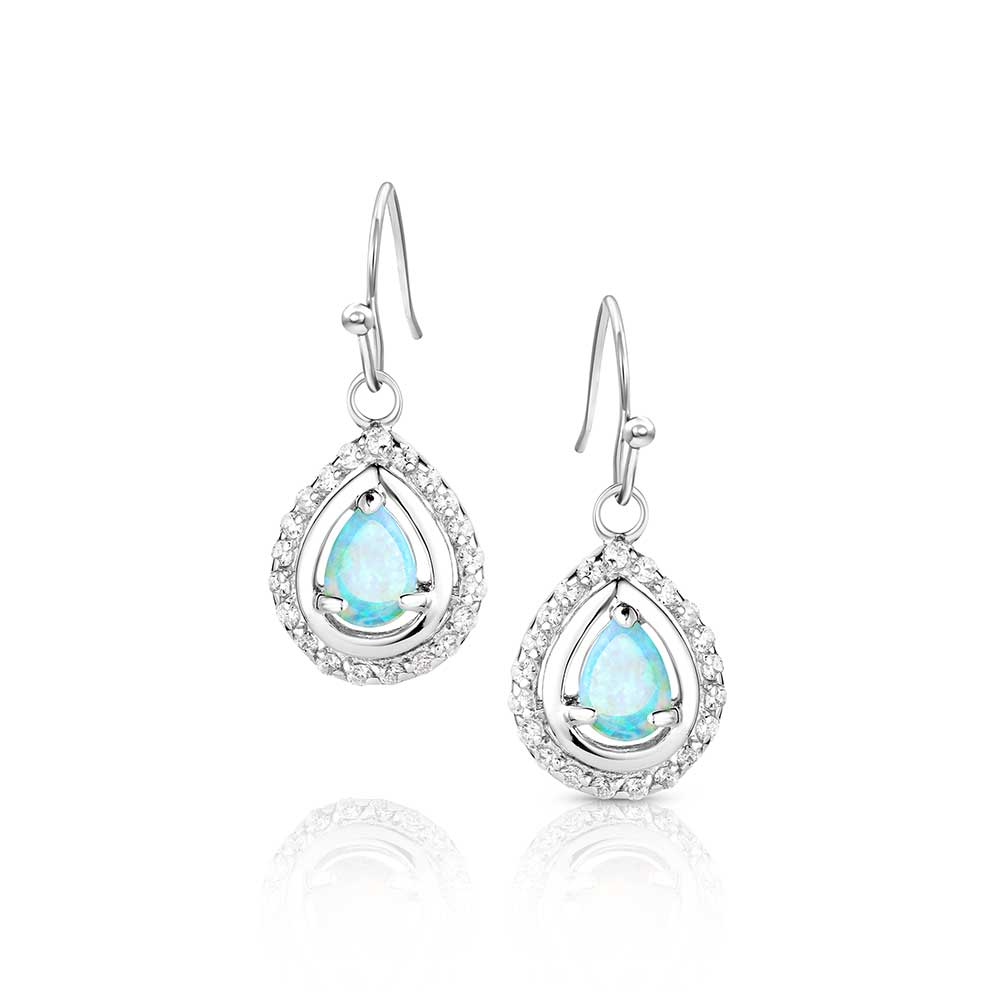 Montana Silversmith River Lights on Ice Teardrop Earrings