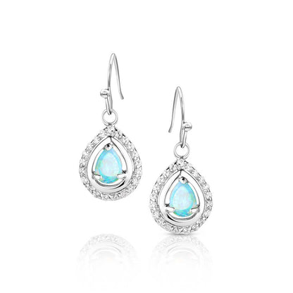 Montana Silversmith River Lights on Ice Teardrop Earrings