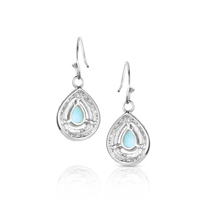 Montana Silversmith River Lights on Ice Teardrop Earrings