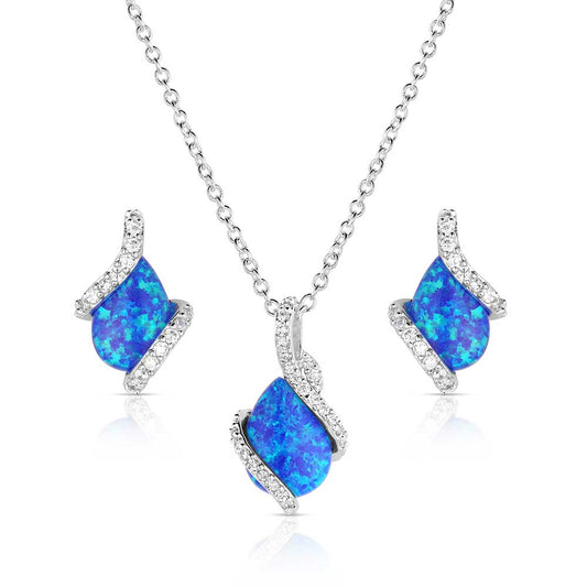Montana Silversmiths River Lights Twin Paths Jewelry Set
