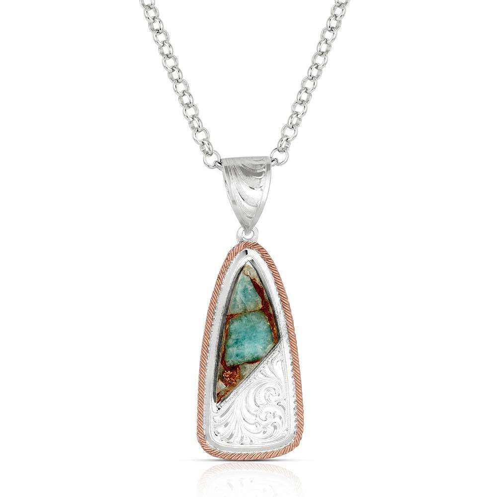 Montana Silversmiths Shadowed Pines Turquoise Necklace