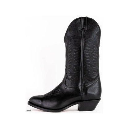 Boulet Men's Cowboy Boots 14" Deertan Cowboy Heel R Toe 9502