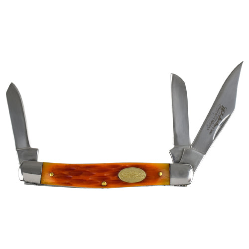 Justin Stockmen Knife Jigged Bone weis-western-wear