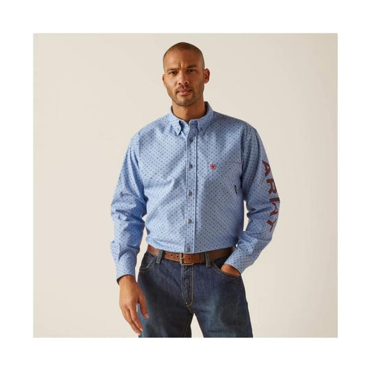 Ariat Men's Flame Resistant Gunner Logo Long Sleeve Work Shirt - CLEARANCE