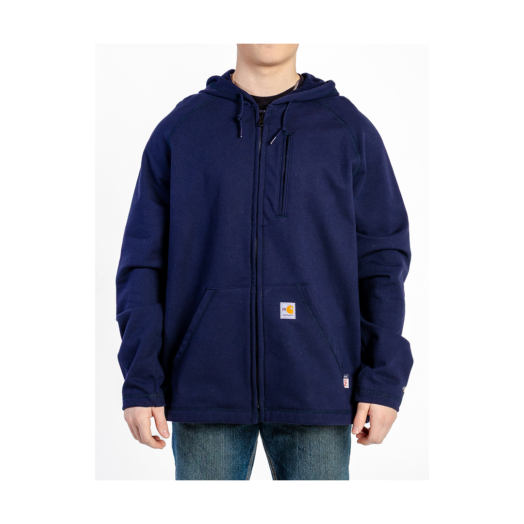 Carhartt Men's Hoodie Work Flame Resistant Heavyweight Zip Hoodie
