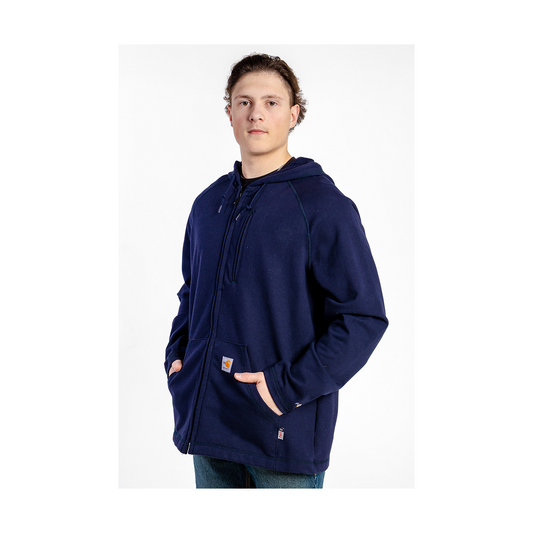 Carhartt Men's Hoodie Work Flame Resistant Heavyweight Zip Hoodie
