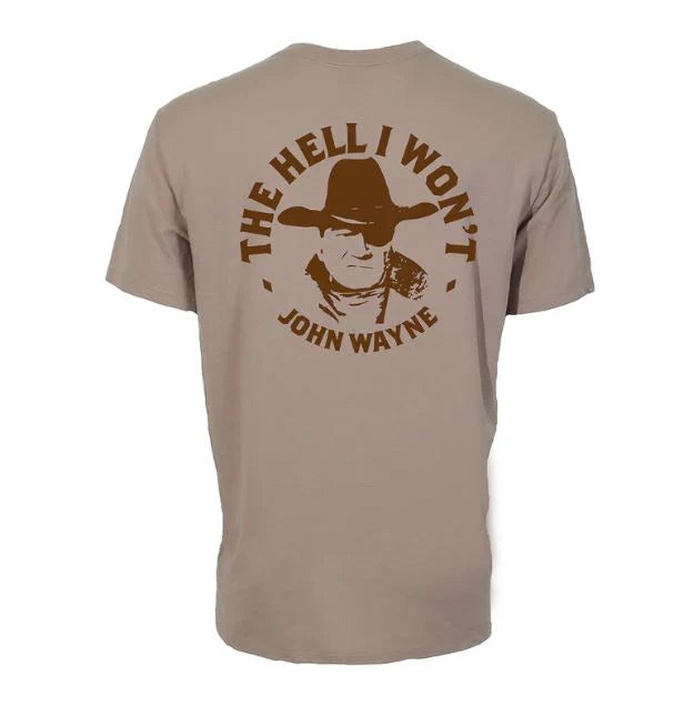 Hooey "John Wayne" Light Brown Pocket T-shirt weis-western-wear