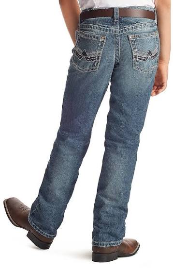Ariat® Boy's B5 Slim Charger Stackable Straight Leg Jeans