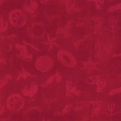 Wyoming Traders Cowboy Logo Jacquard Silk Scarf