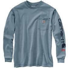 Carhartt Men’s Shirt FR Flame Resistant Force Long Sleeve Logo Pocket
