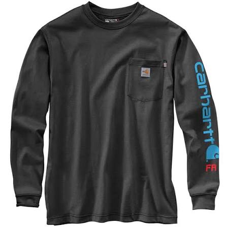 Carhartt Men’s Shirt FR Flame Resistant Force Long Sleeve Logo Pocket