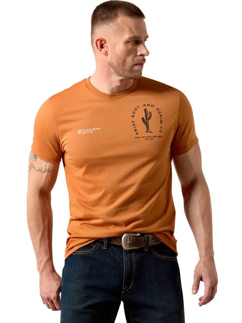 Ariat Men's Tobacco Tough T-Shirt.