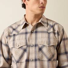 Ariat Mens Retro Hudde Fitted Snap Shirt