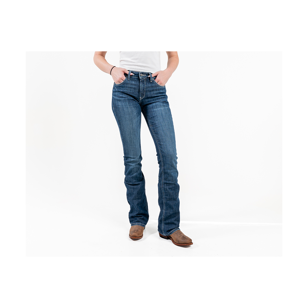 Ariat Women's High Rise Mazie Boot Cut Jeans