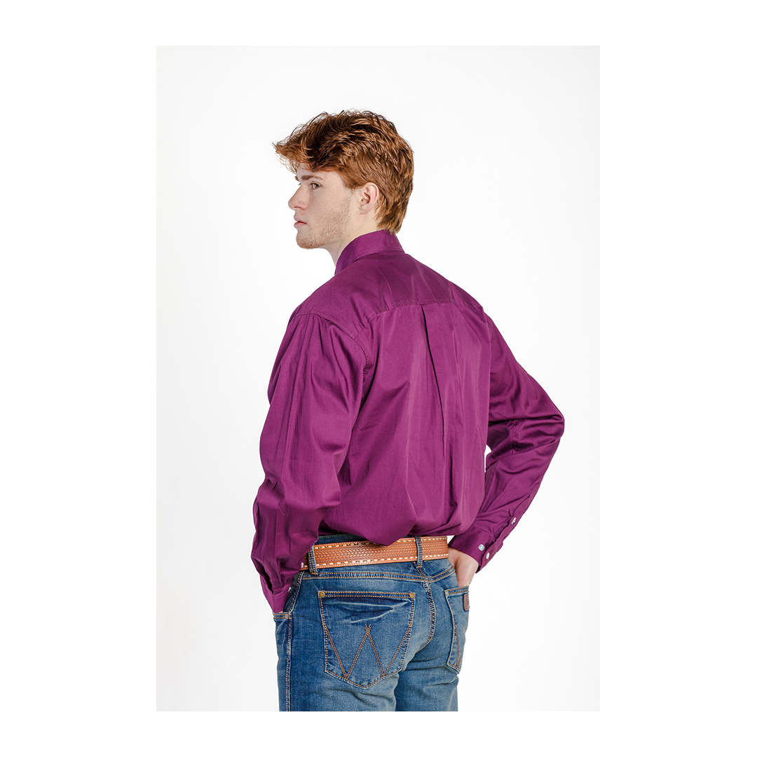 Cinch Men’s Shirt Casual Long Sleeve Square Buttons