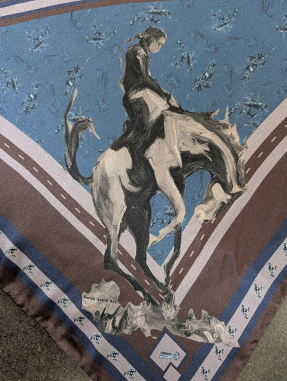 Renee Gould Silk Scarf Printed with Original Artwork