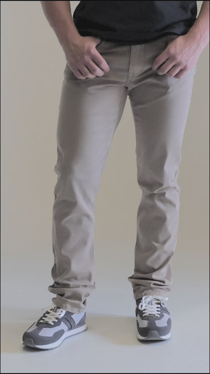 34 Heritage Men's COURAGE Pants in Oyster Summer Coolmax